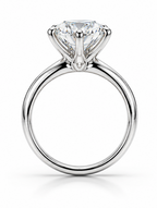 2 Carat | Round | Natural Diamond | Solitaire Engagement Ring
