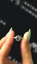 1.5 carat round brilliant natural diamond engagement ring by Ratan Sajan Diamonds Dubai