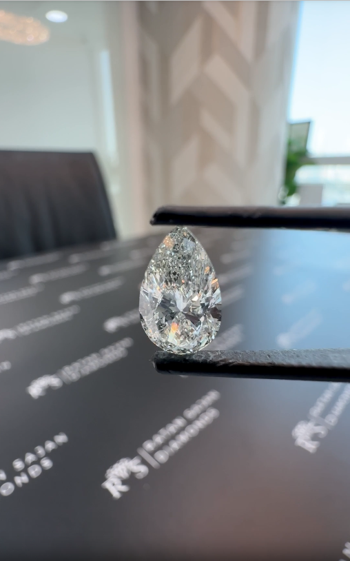 2.01 Carat – I Sl2 - Pear Shape – Natural Diamond