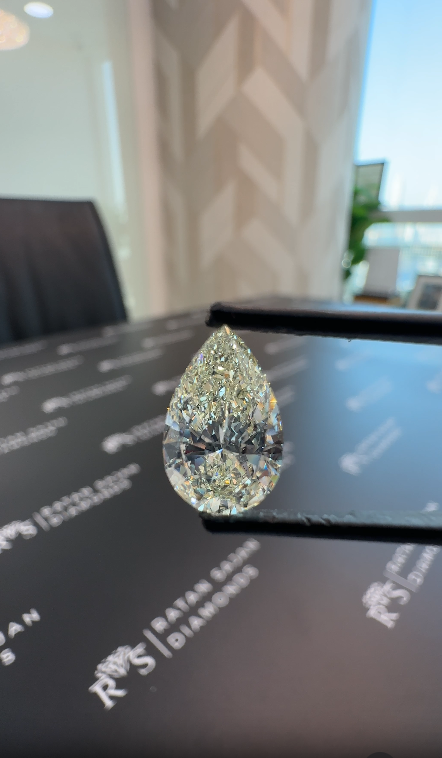 3.01 Carat - L Sl 1 - Pear Shape – Natural Diamond - IGI Certified