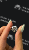 3.5 Carat Solitaire Engagement Ring - Round Diamond