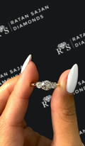 0.5 carat round brilliant natural diamond engagement ring by Ratan Sajan Diamonds Dubai