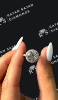 2 carat round brilliant natural diamond engagement ring by Ratan Sajan Diamonds Dubai