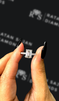 2.5 carat cushion cut natural diamond engagement ring by Ratan Sajan Diamonds Dubai