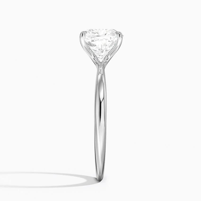 2 Carat - Cushion - Natural Diamond - Solitaire Engagement Ring
