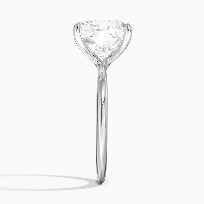 5 Carat - Cushion - Natural Diamond - Solitaire Engagement Ring