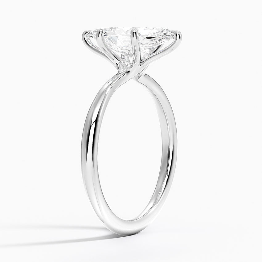 2 Carat - Marquise - Natural Diamond - Solitaire Engagement Ring