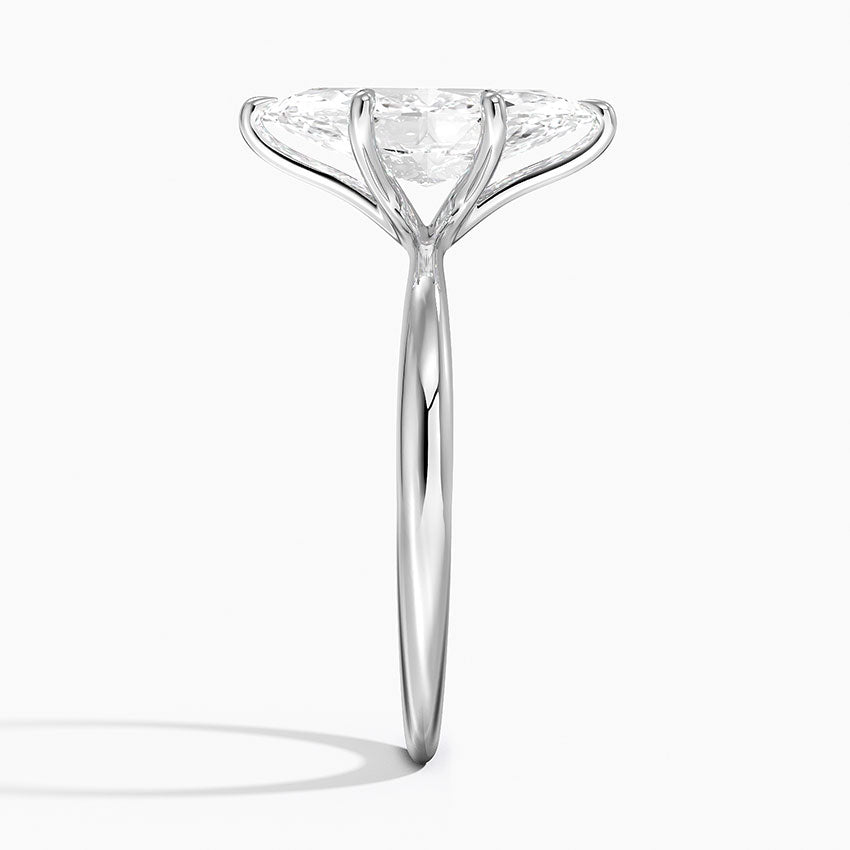 2 Carat - Marquise - Natural Diamond - Solitaire Engagement Ring