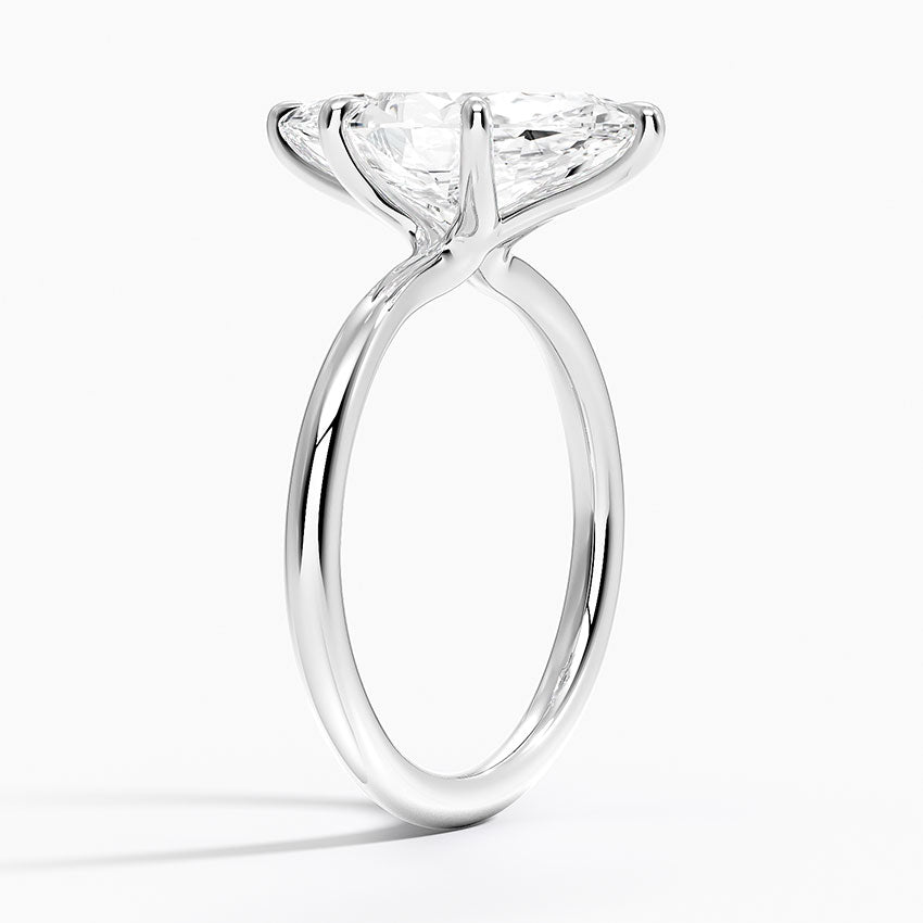 5 Carat - Marquise - Natural Diamond - Solitaire Engagement Ring