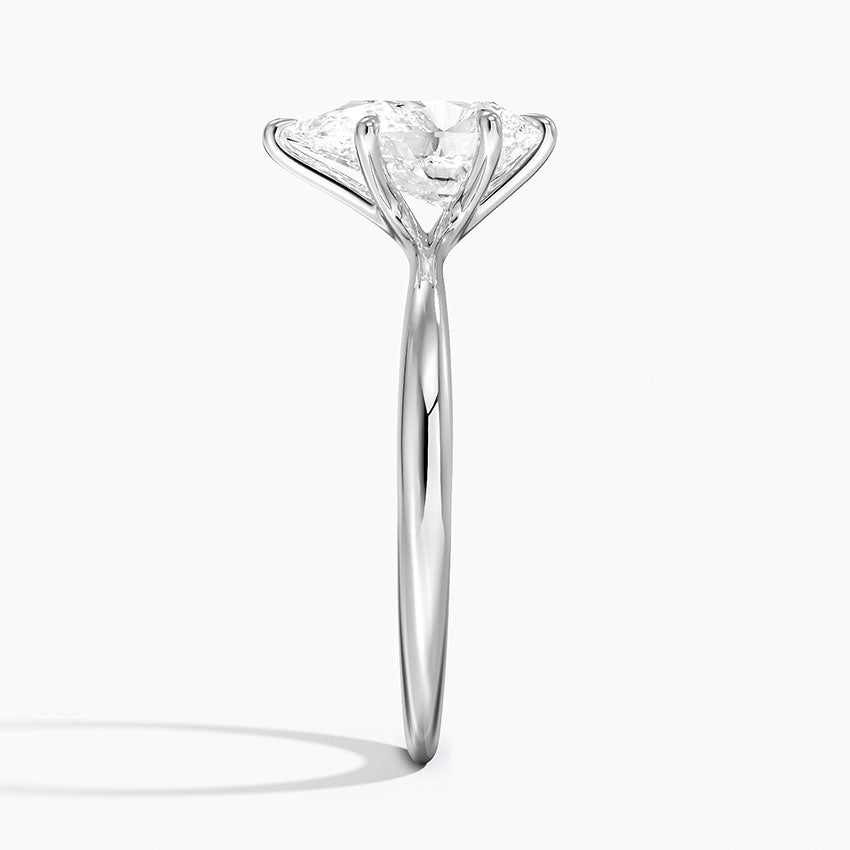 1.5 Carat - Pear - Natural Diamond - Solitaire Engagement Ring