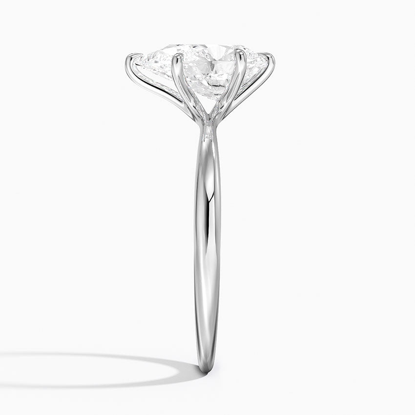 2 Carat - Pear - Natural Diamond - Solitaire Engagement Ring