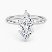 1 Carat - Marquise - Natural Diamond - Solitaire Engagement Ring
