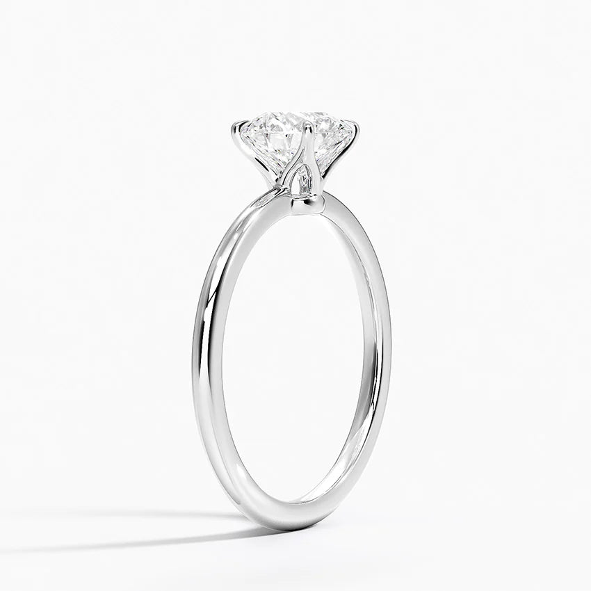 4.5 Carat - Round - Natural Diamond - Solitaire Engagement Ring