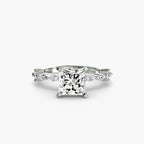Solitaire with Eternity Pavé