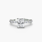 Solitaire with Eternity Pavé