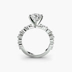 Solitaire with Eternity Pavé