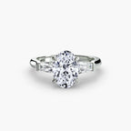 Three-Stone Ring (Baguette Side Stones)
