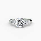 Three-Stone Ring (Baguette Side Stones)