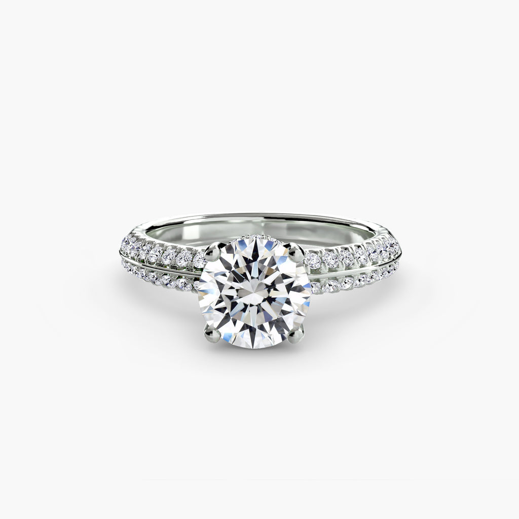 Solitaire with Pavé