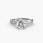 Solitaire with Pavé 3