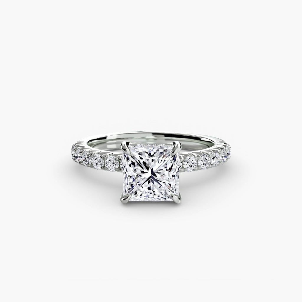 Solitaire with Pavé 6