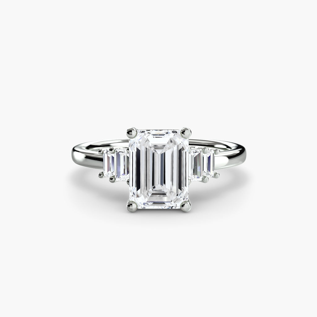 Baguette Accent Solitaire