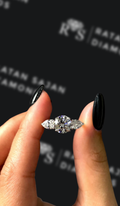 1.5 carat round brilliant natural diamond engagement ring by Ratan Sajan Diamonds Dubai