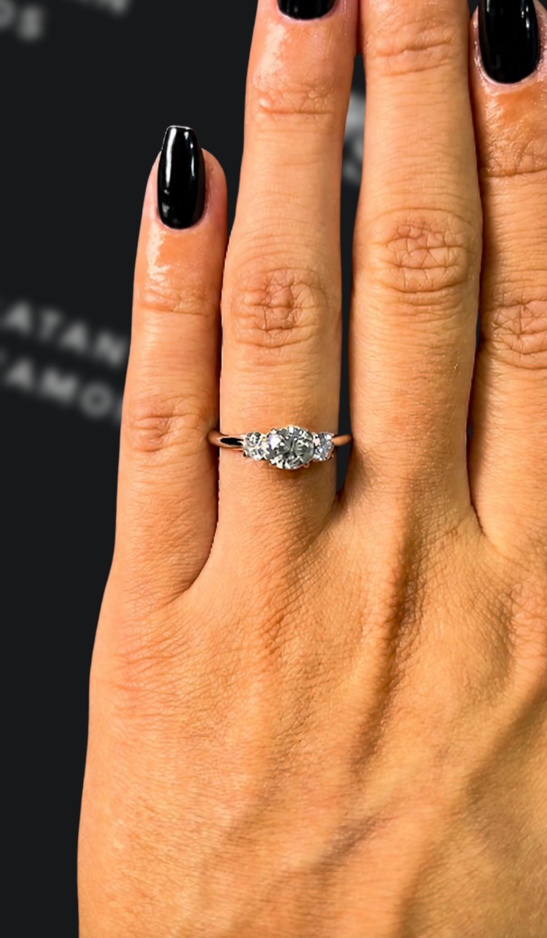 0.5 carat round brilliant natural diamond engagement ring by Ratan Sajan Diamonds Dubai