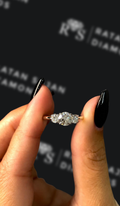 0.5 carat round brilliant natural diamond engagement ring by Ratan Sajan Diamonds Dubai