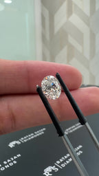 2 Carat – H SI1 – Oval Shape – Natural Diamond – GIA Certified
